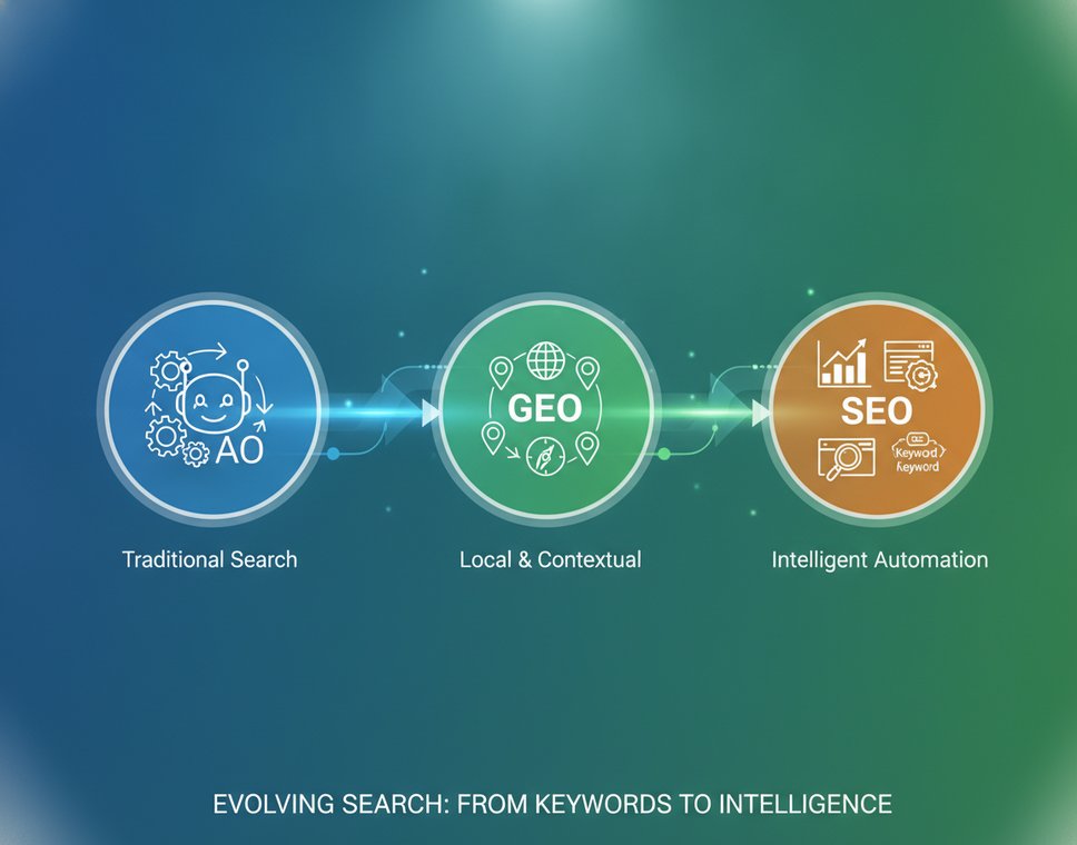 AEO vs GEO vs SEO